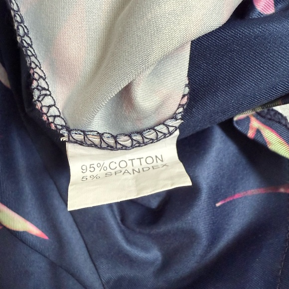 3/$10 Blue and Pink High-Low Maxi Dress Resort Wear - Picture 7 of 8